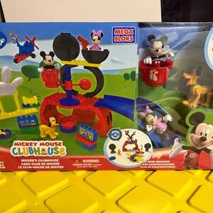 Vintage 2008 • Mickey Mouse Clubhouse Mega Bloks Building NEW Set• RARE & HTF